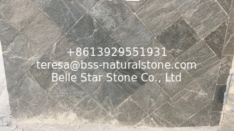China Black Quartzite Wall Cladding Quartzite Wall Tiles Natural Stone Cladding supplier