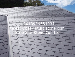 China Hubei Gray Slate Roof Tiles Grey Roof Slates Natural Slate Roof supplier