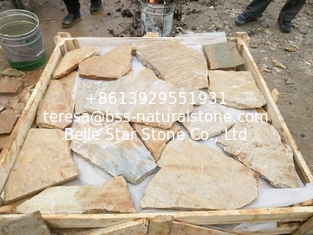 China Oyster Quartzite Random Flagstone,Quartzite Flagstone Patio,Crazy Stone,Landscaping Stone supplier