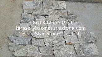 China Grey Slate Random Flagstone,Flagstone Wall,Irregular Flagstone,Landscaping Stones supplier