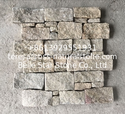 China Yellow Granite Z Stone Panel with Steel Wire Back,Natural Z Stacked Stone for Outdoor Wall Decor supplier