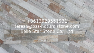 China Oyster Split Face Slate S Clad Thin Stone Veneer,Indoor Slate Ledgestone,Outdoor Slate Stacked Stone supplier