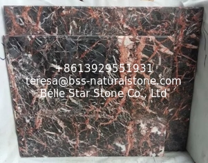 China Azalea Red Marble Slabs &amp; Tiles,Cuckoo Red Marble Tiles,Brown Beauty Marble Tiles,China Red Marble Tiles supplier