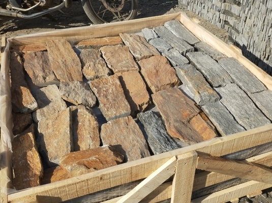 China Rustic/Navy Quartzite Field Stone,Quartzite Field Stone Veneer,Natural Loose Ledgestone,Random Stone Cladding supplier