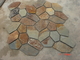 Natual Rust Slate Flagstone Patio Flooring Pavers Multicolor Slate Flagstone Wall Cladding supplier